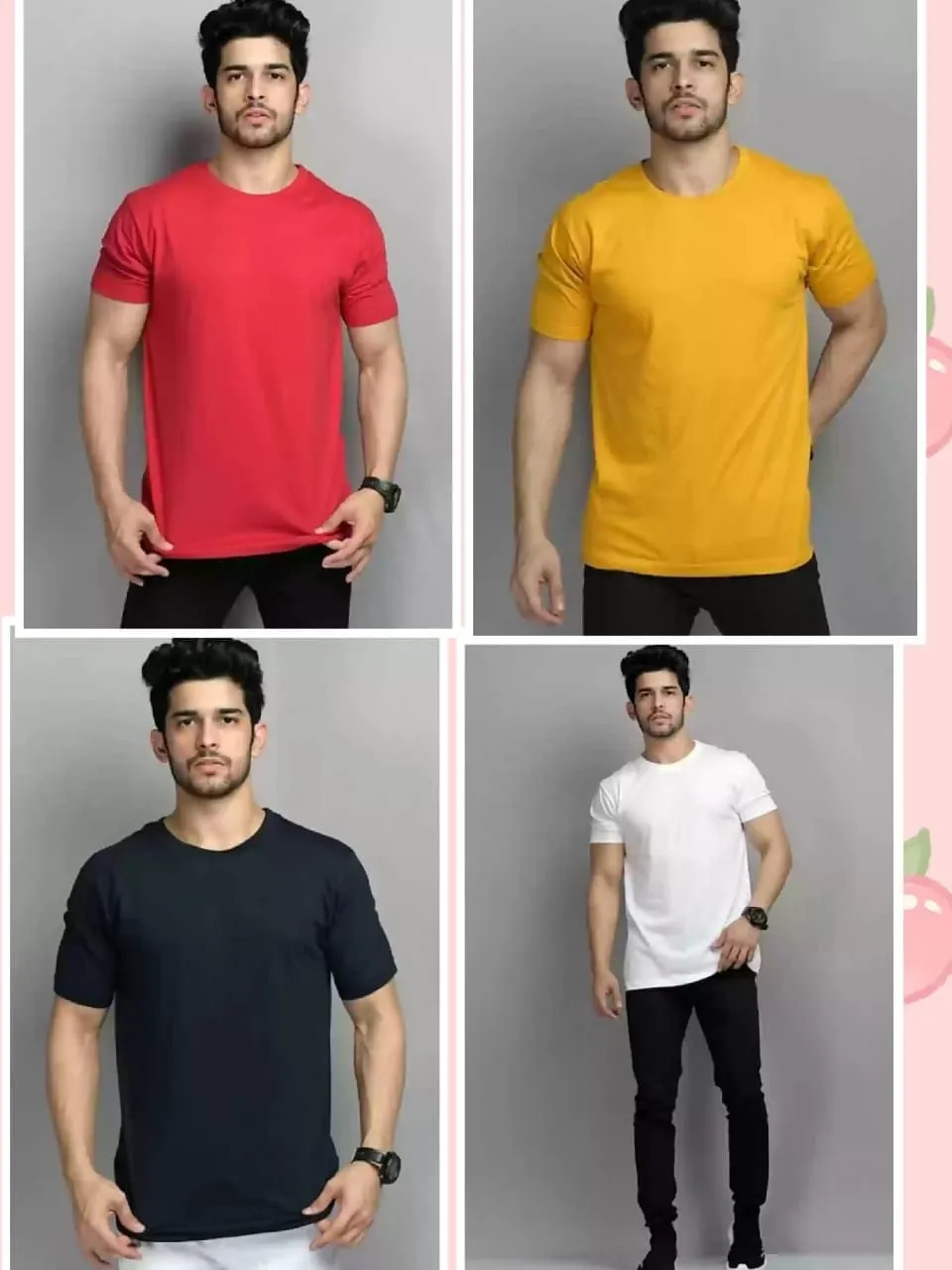men cotton t shirts
